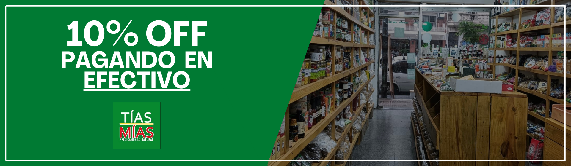 10% OFF PAGANDO EN EFECTIVO