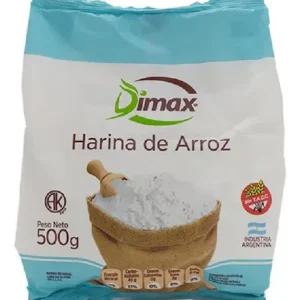 DIMAX HARINA ARROZ 500G S/TACC