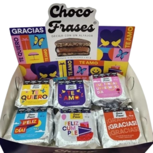 CHOCO FRASES ALFAJOR X60GR