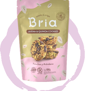 BRIA AVENA Y QUINOA COOKIES PISTACHO