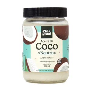 CHIA GRAAL ACEITE COCO NEUTRO