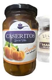 CASERITOS ZAPALLO EN ALMIBAR