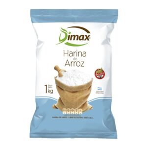DIMAX HARINA ARROZ 1KG S/TACC