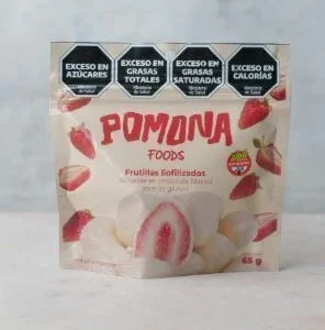 POMONA FRUTILLA BAÑADA BLANCO