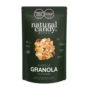 NATURAL CANDY GRANOLA CLUSTER CANELA