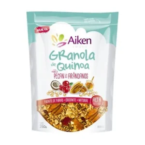 AIKEN GRANOLA QUINOA/PECAN/ARAN X250GR