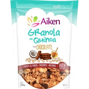 AIKEN GRANOLA DE QUINOA C/CHOCO X250GR