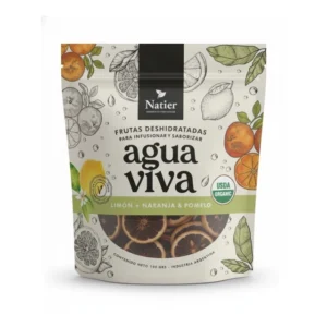 NATIER- Agua viva saborizada lim, nar y pomelo 100gr