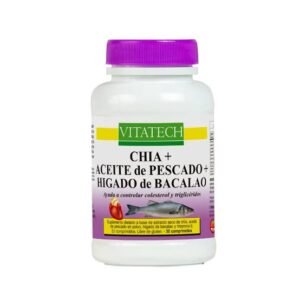 VITA TECH- Aceite de Pescado+Chia+Bacalao x 30 comp