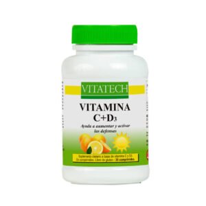 VITA TECH- Vitamina C & D con zinc x 195gr