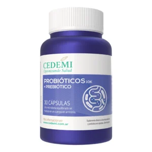 CEDEMI- Probioticos 10K + Prebioticos x 30 caps
