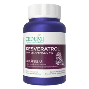 CEDEMI- Resverastrol c/ vitaminas C y E 30 caps