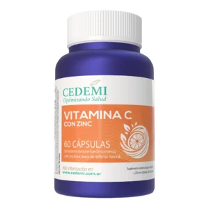CEDEMI- Vitamina C con zinc x 60 caps